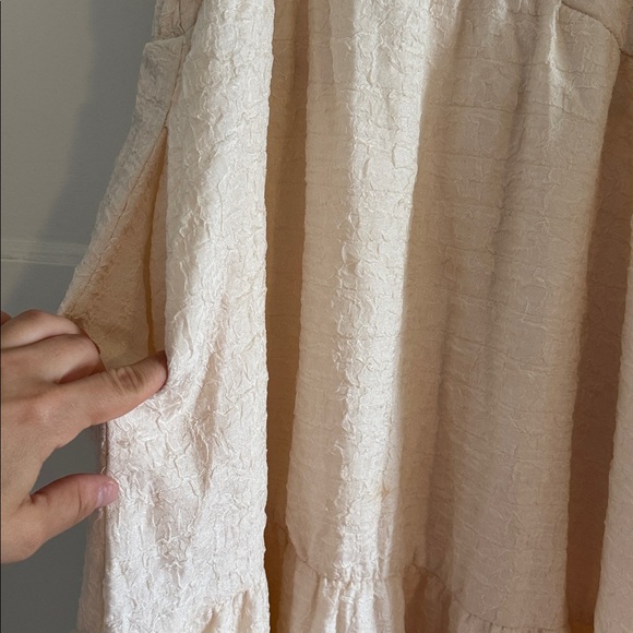 Polagram Cream Midi Dress - Picture 3 of 5